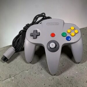 Nintendo 64 N64 Controller Gray OEM Authentic NUS-005 Tight Stick Official VTG
